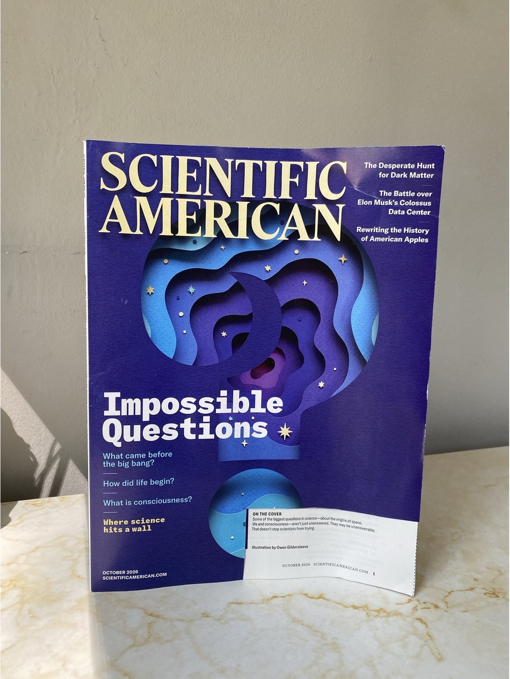 Scientific American October 2026 Impossible Questions Magazine